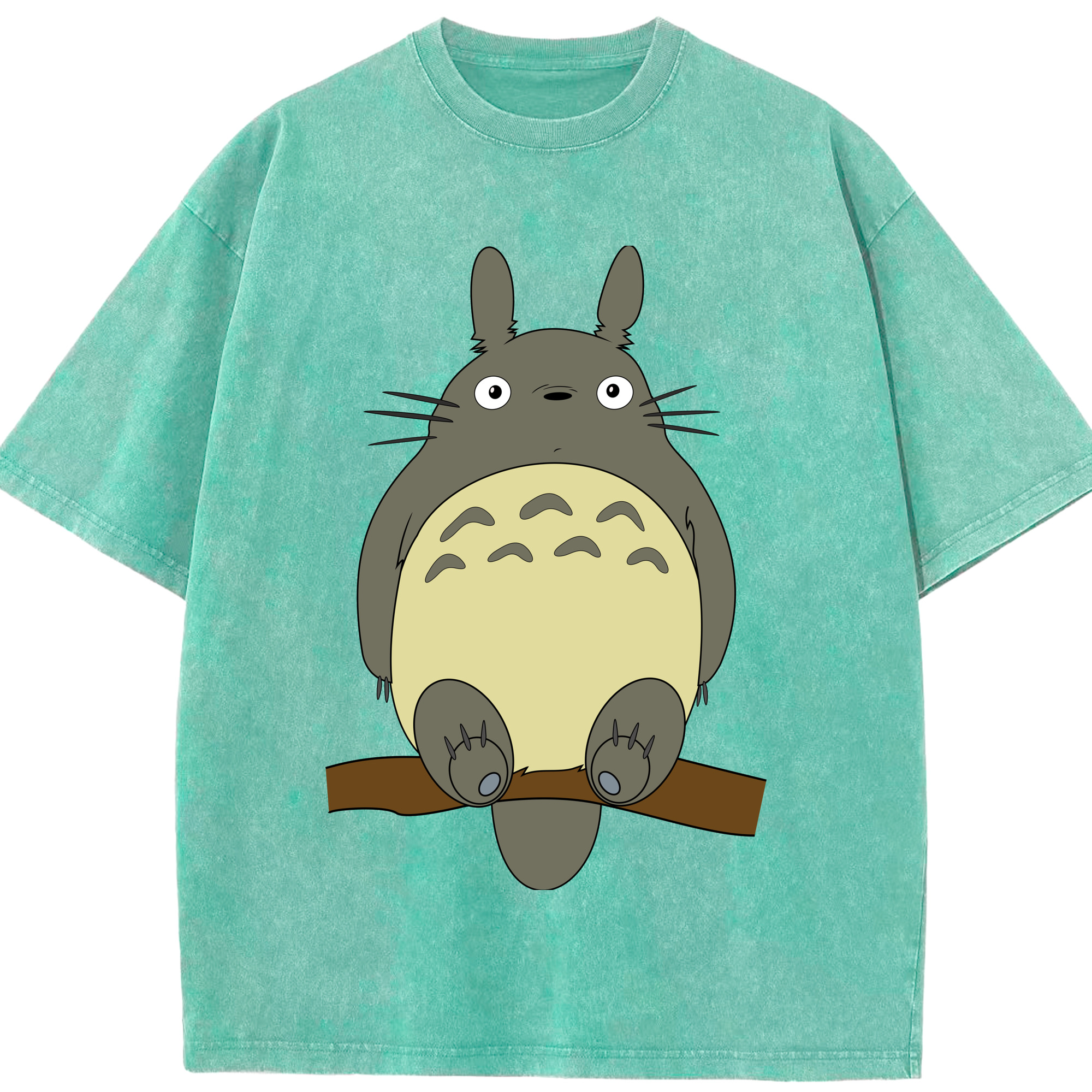 （画像用） となりのトトロ 草壁メイ 草壁サツキ My Neighbor Totoro Satsuki Kusakabe Mei Kusakabe 綿100% ヴィンテージ風 半袖Tシャツ（フロントプリント）